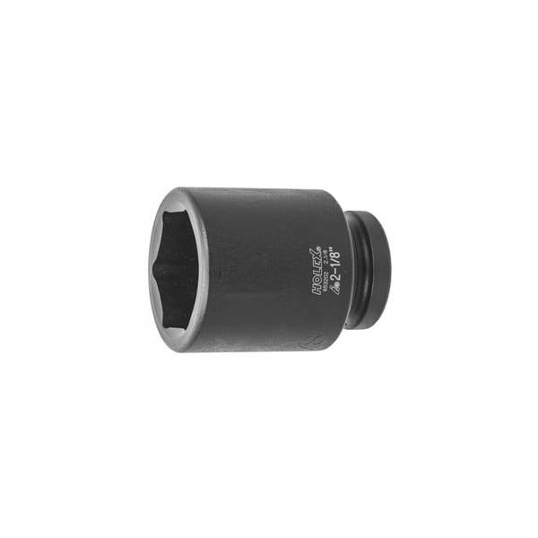 Holex Impact Socket, 1 inch Drive, 6 pt, Deep, 2-1/8 inch 653202 2.1/8 - main
